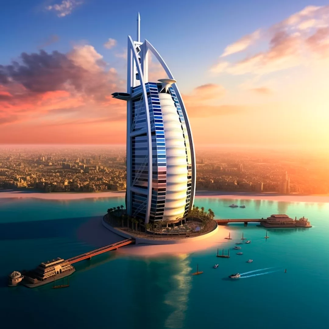 Beautiful View of Burj Khalifa Dubai